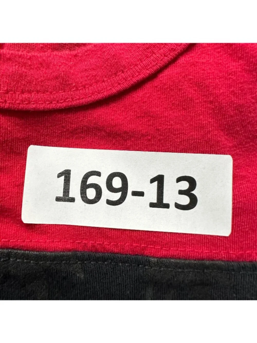 True Religion Vintage Y2K Palm Sport Football T-Shirt Men L Black Red #02